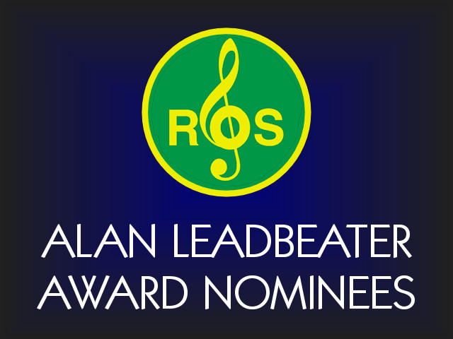 Nominees for 2019/20 Alan Leadbeater Award