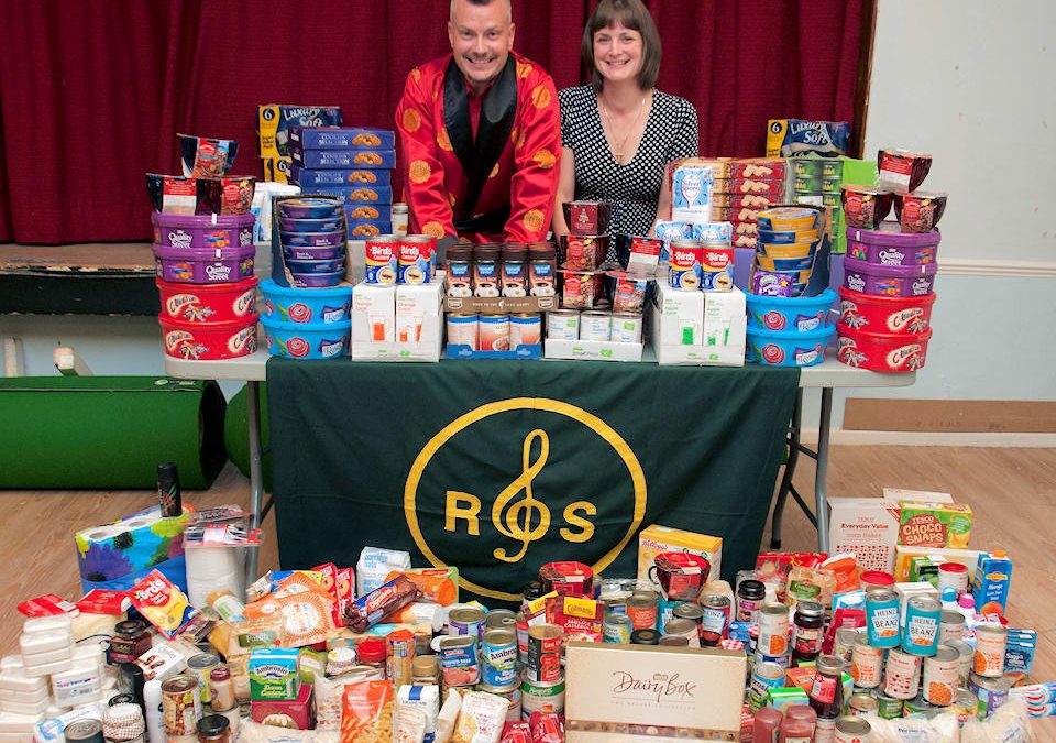 Donation to Redditch Food Bank